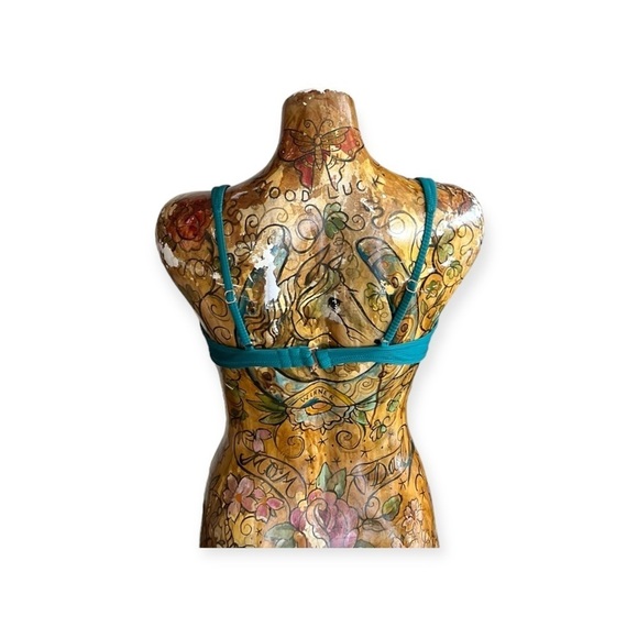 Shade & Shore swim wear summer bikini top green medium - Picture 5 of 8